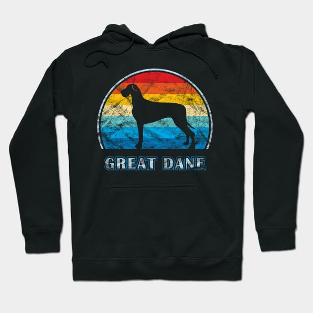 Great Dane Vintage Design Dog Hoodie by millersye